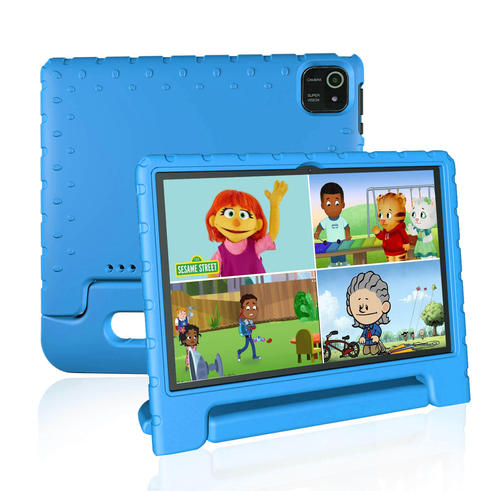 JREN Kids Tablet 10.1 Inch  J10 (2+32GB) or J10 Pro(4+64GB), Color blue ,pink,purple,green